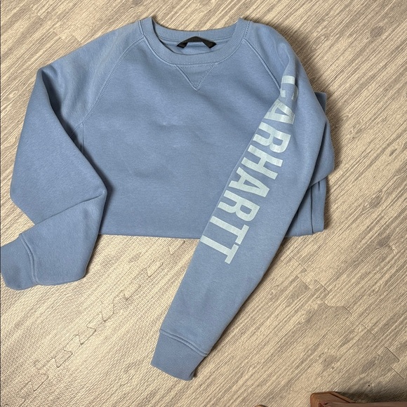 Carhartt Tops - Carhartt Slate Blue Crew Neck Sweatshirt Size M